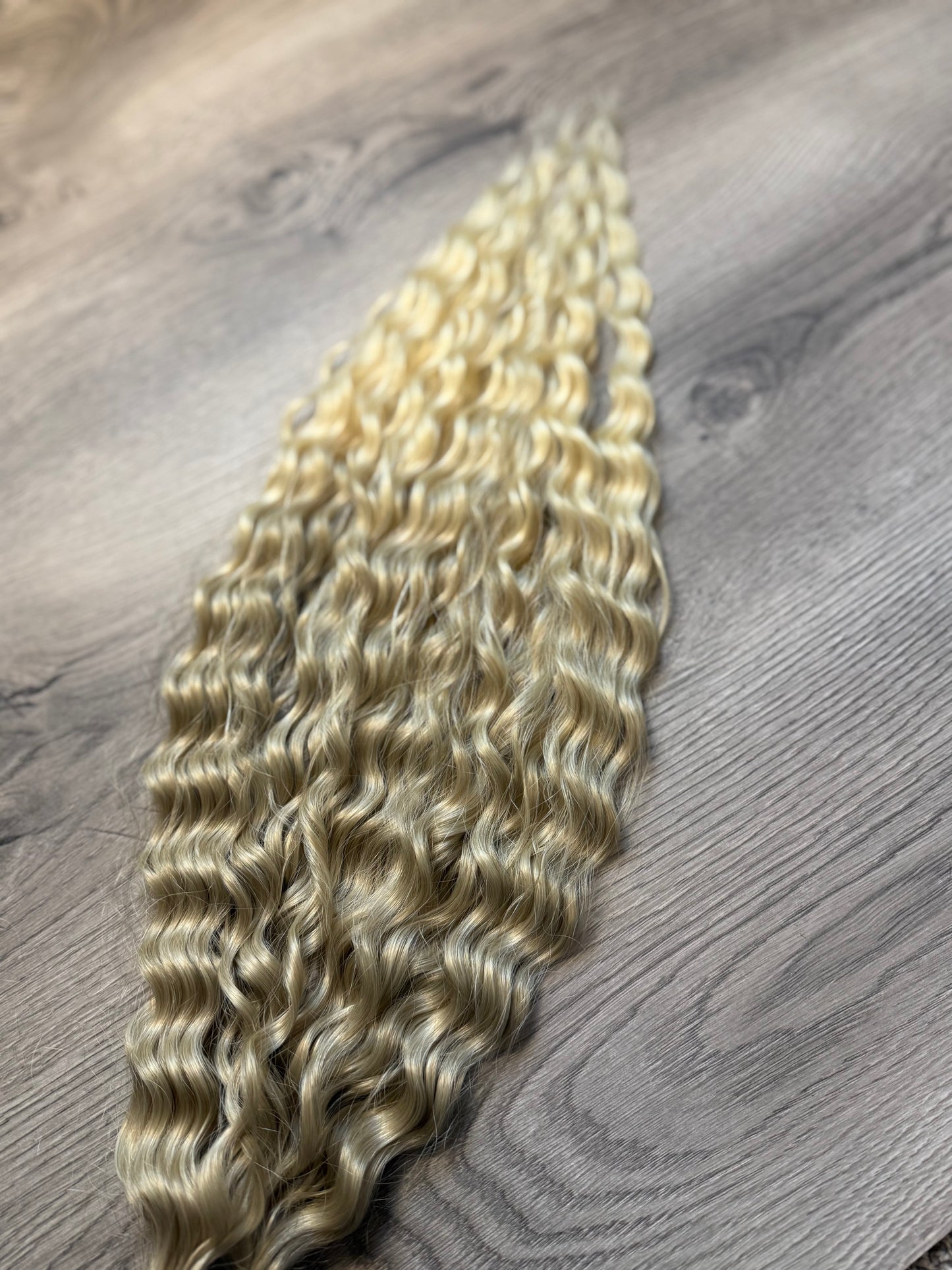 Golden ombré waves