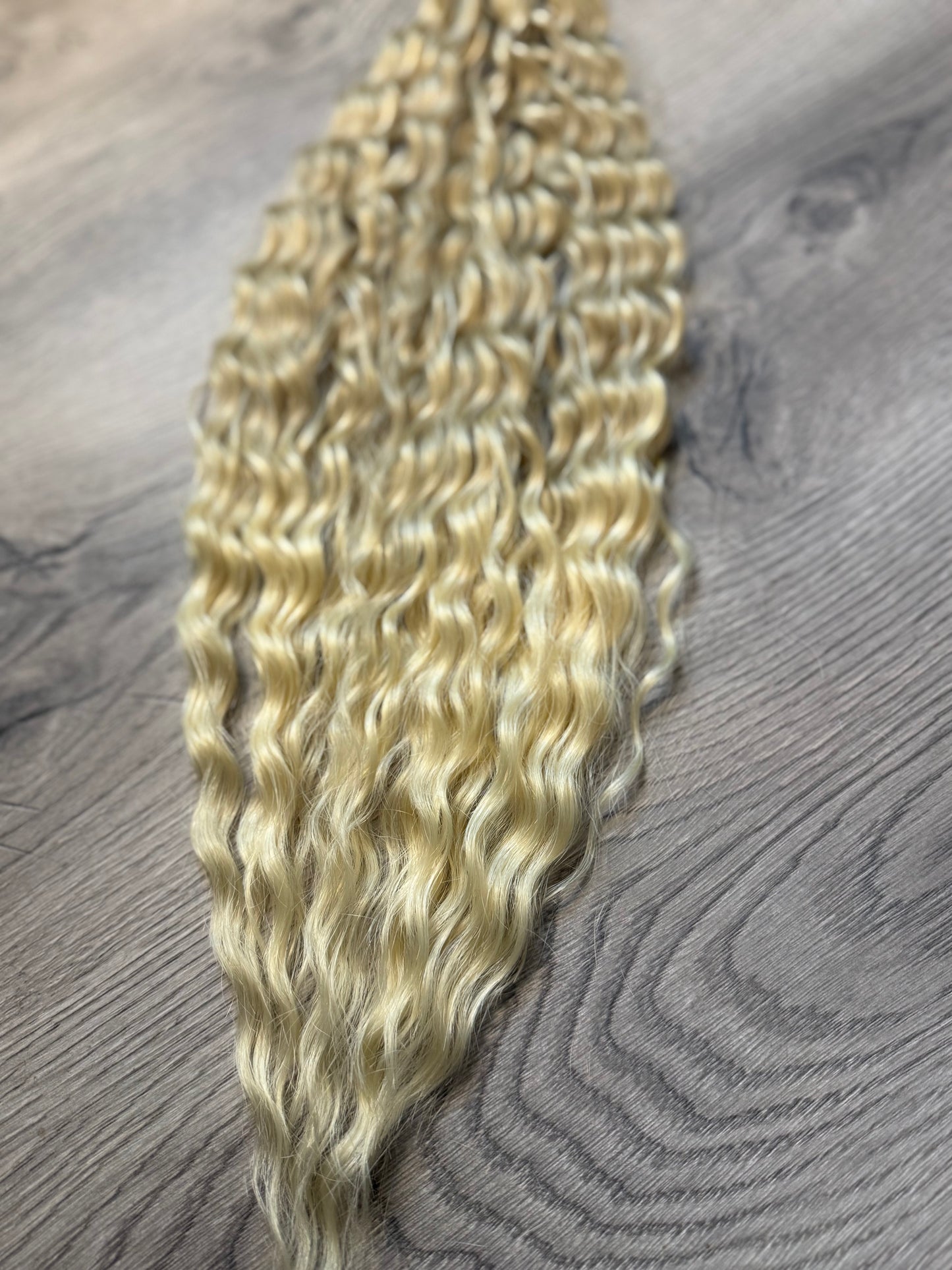 Golden ombré waves