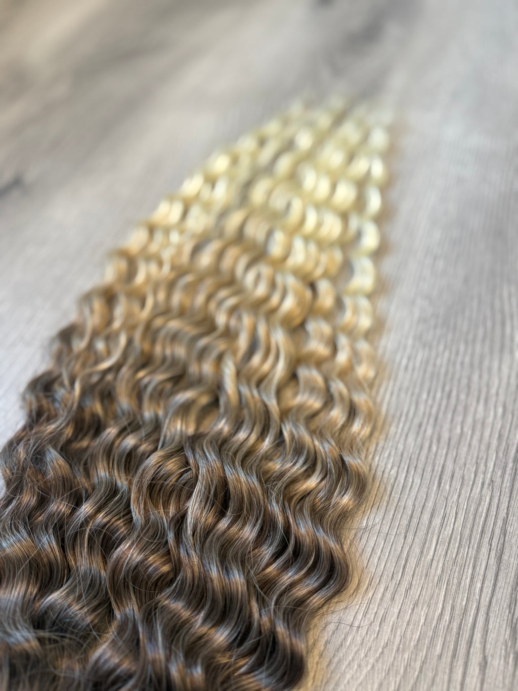 Brunette to Blonde ombré