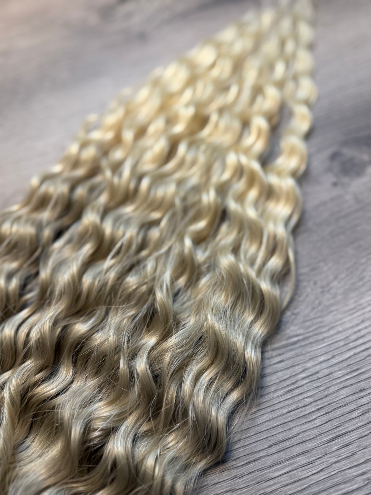 Golden ombré waves
