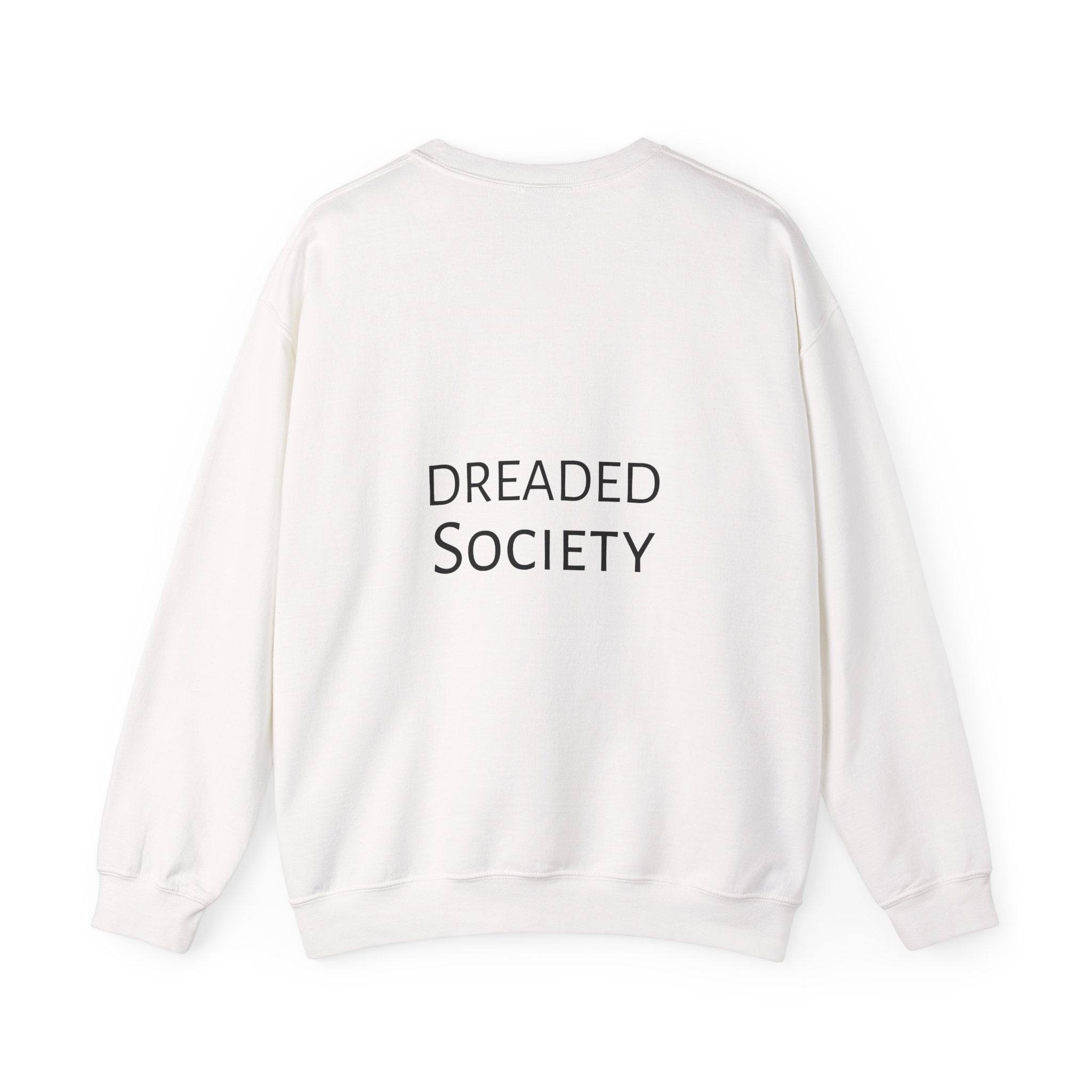 Crewneck Sweatshirt — "I Woke Up Like This" Minimal Graphic (Dreaded Society)