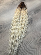 Brunette warm platinum wave