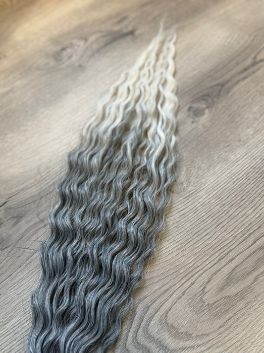 Salt and pepper ombré