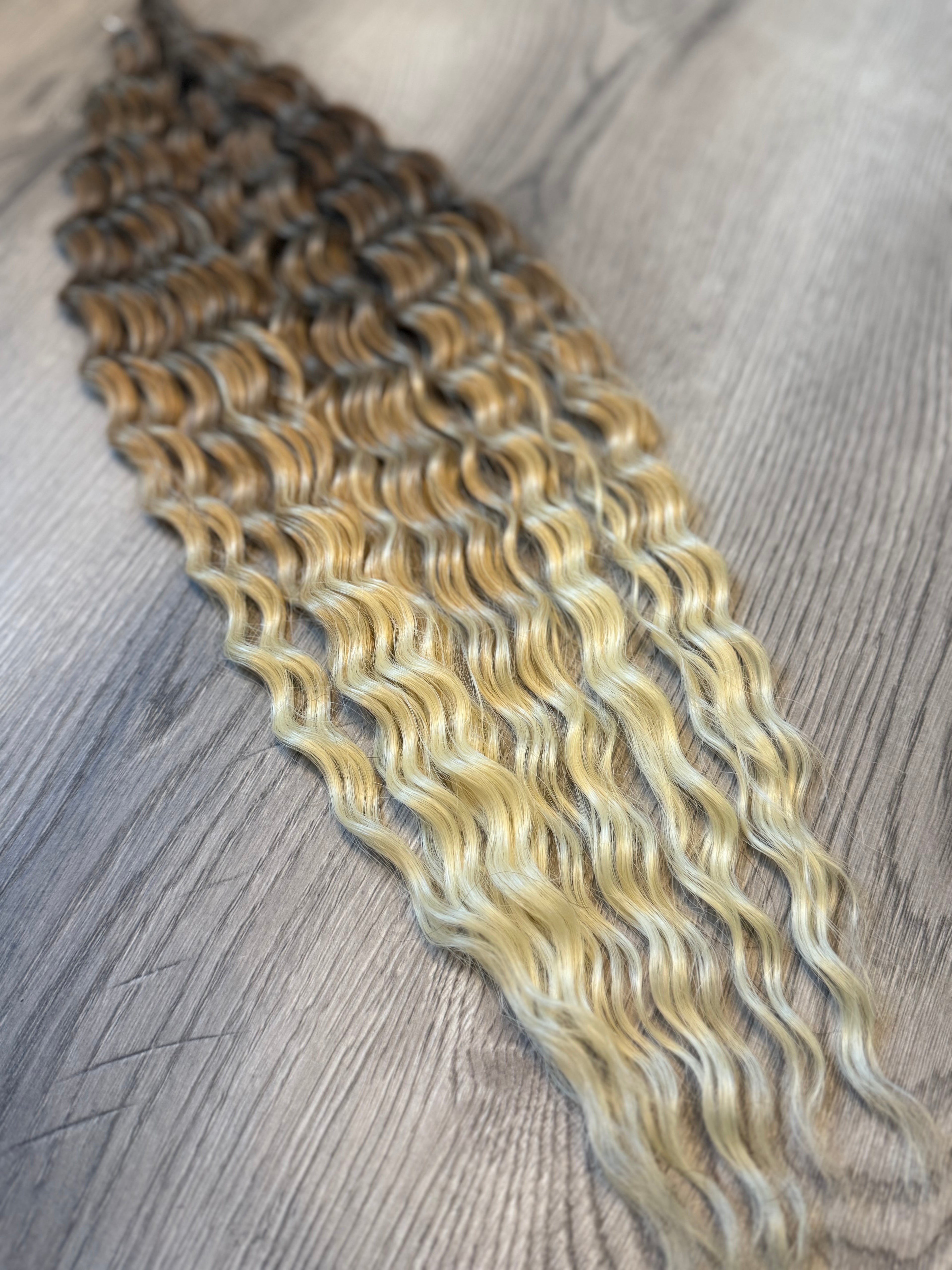 Brunette to Blonde ombré