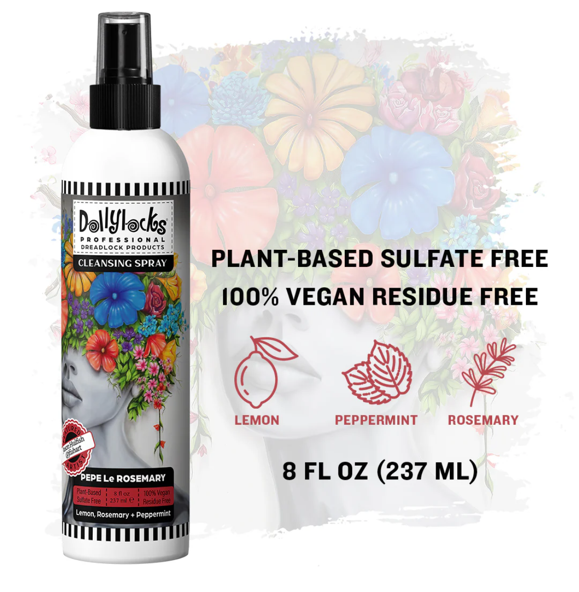 Pepe le rosemary cleansing spray