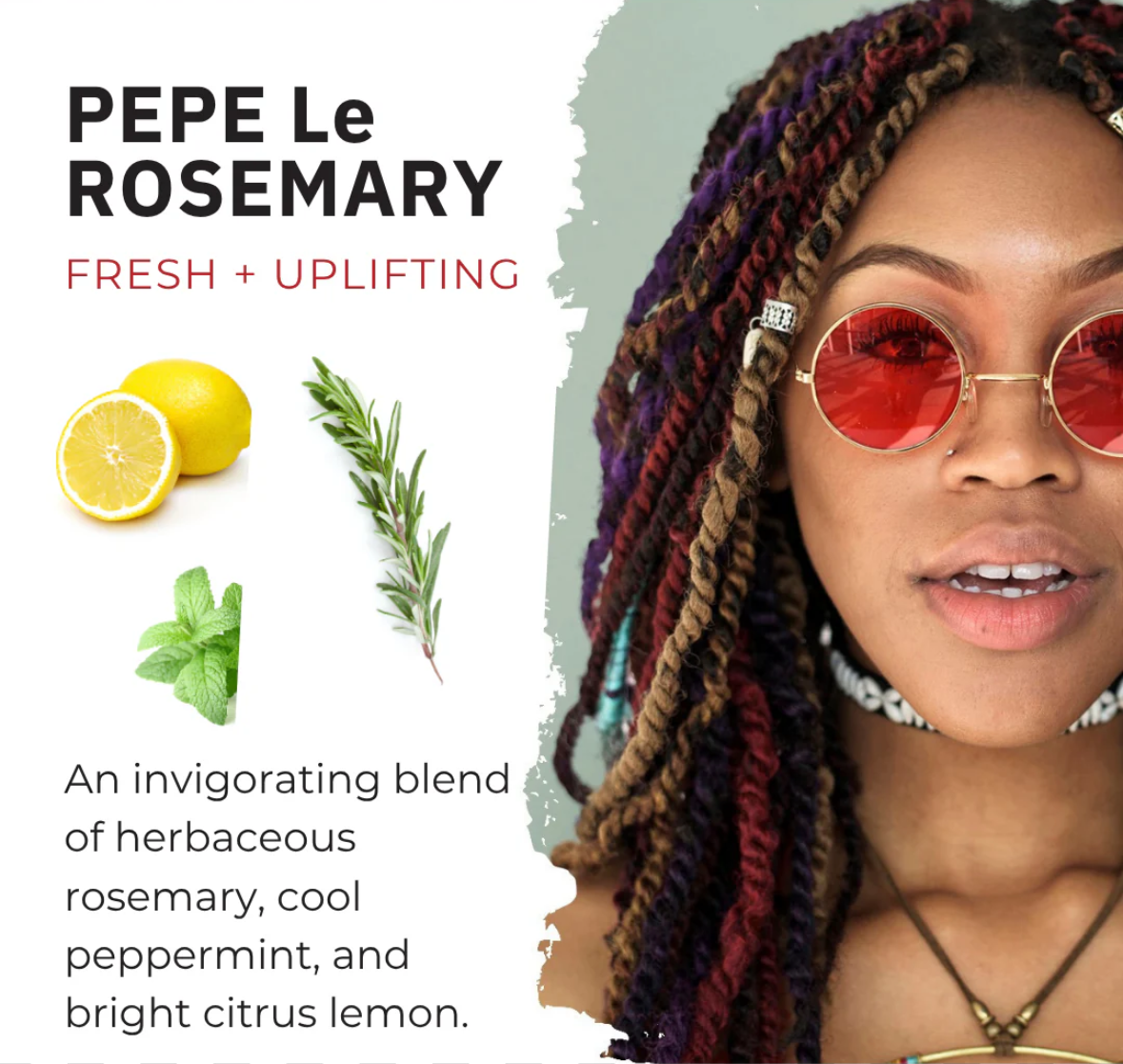 Pepe le rosemary cleansing spray