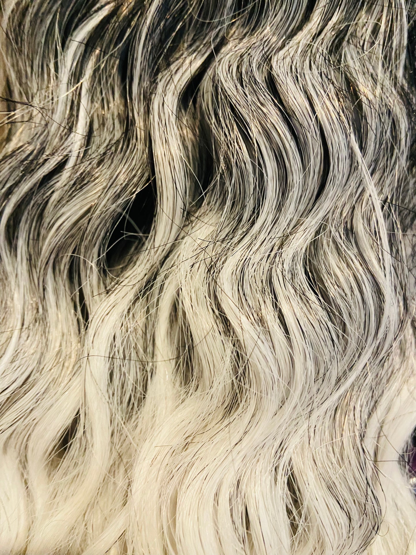 Dirty Blonde - Platinum Ombre Dready Waves  (Set of 5)